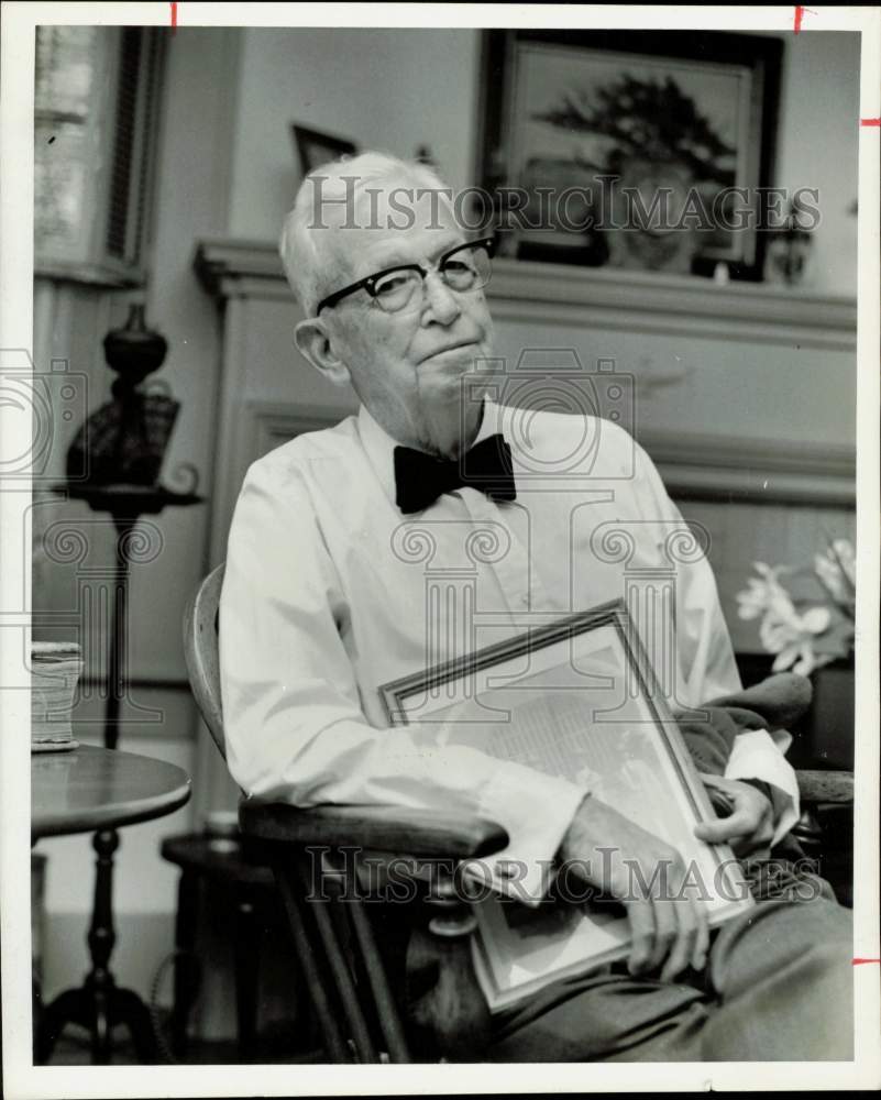 1978 Press Photo Thomas Rusk Roane, Fort Bend County Justice of Peace- Historic Images