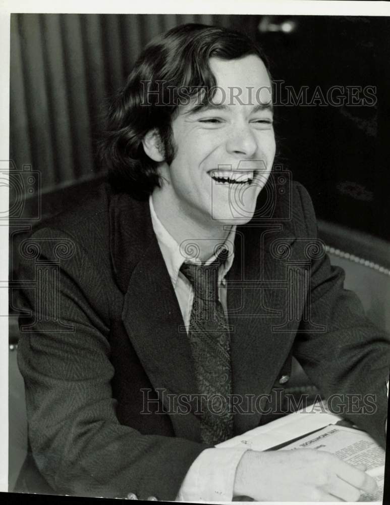 1973 Press Photo Peter Gellert, Houston school board candidate - hpa78445- Historic Images