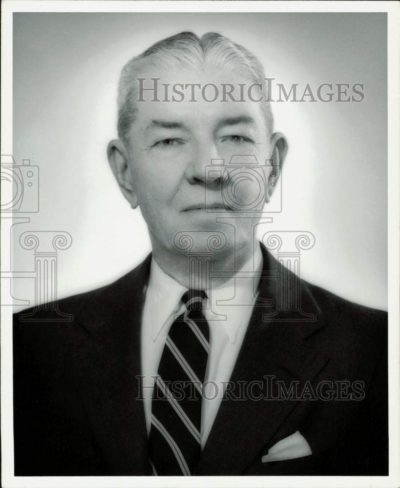 1955 Press Photo Robert Randolph, Texas National Bank senior vice president- Historic Images