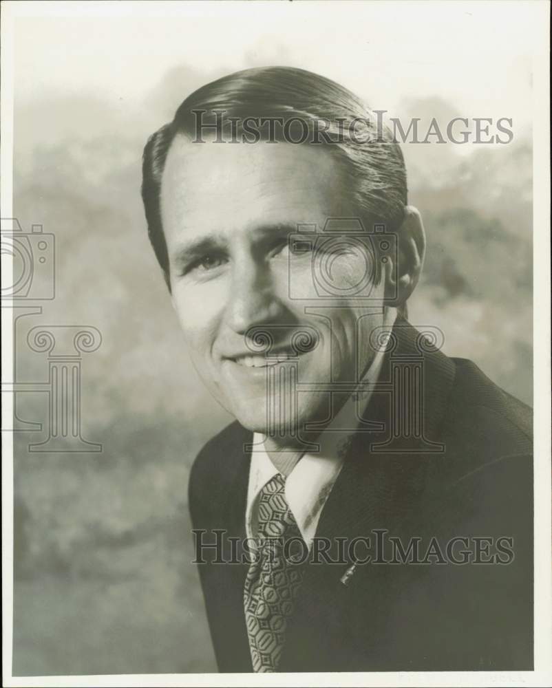 1972 Press Photo Ernest Randall, candidate for League City planning commission.- Historic Images