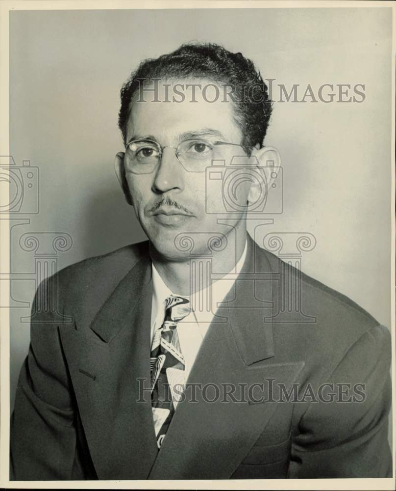 1948 Press Photo Carl S. Smith, Harris County Tax Assessor-Collector - hpa78659- Historic Images