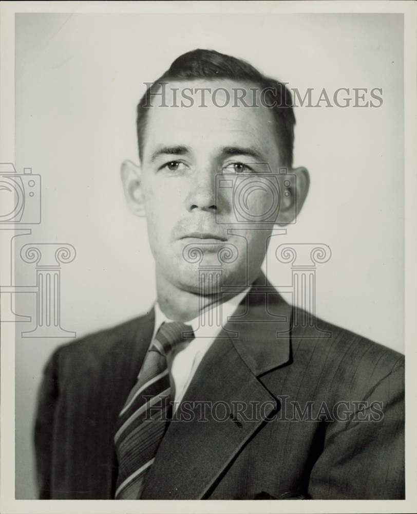 1948 Press Photo W.W. Sanderfer, Lighthouse for the Blind Harris County director- Historic Images