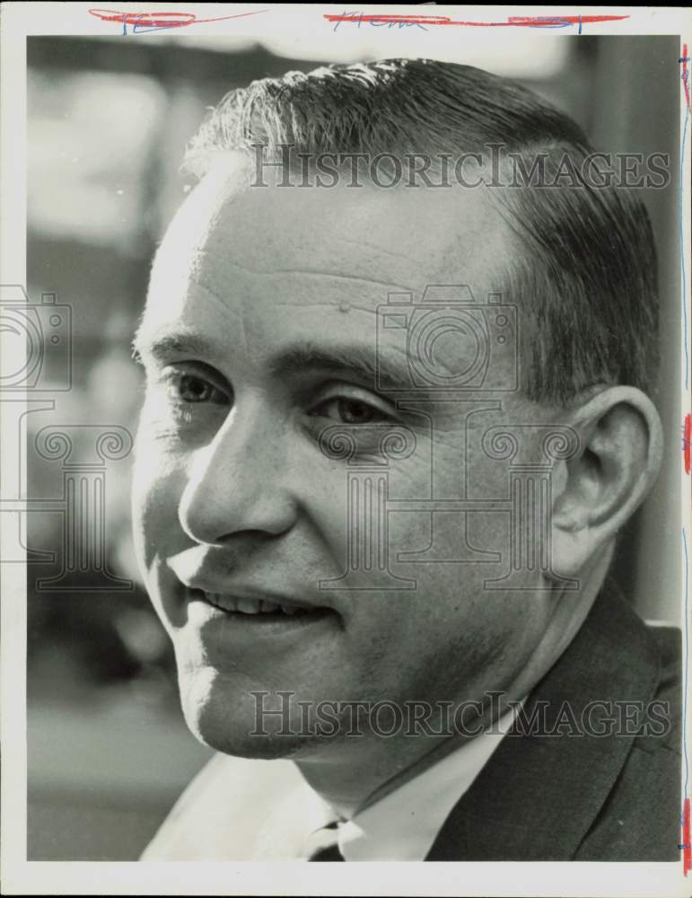 1964 Press Photo John Rousselot, John Birch Society public relations director.- Historic Images
