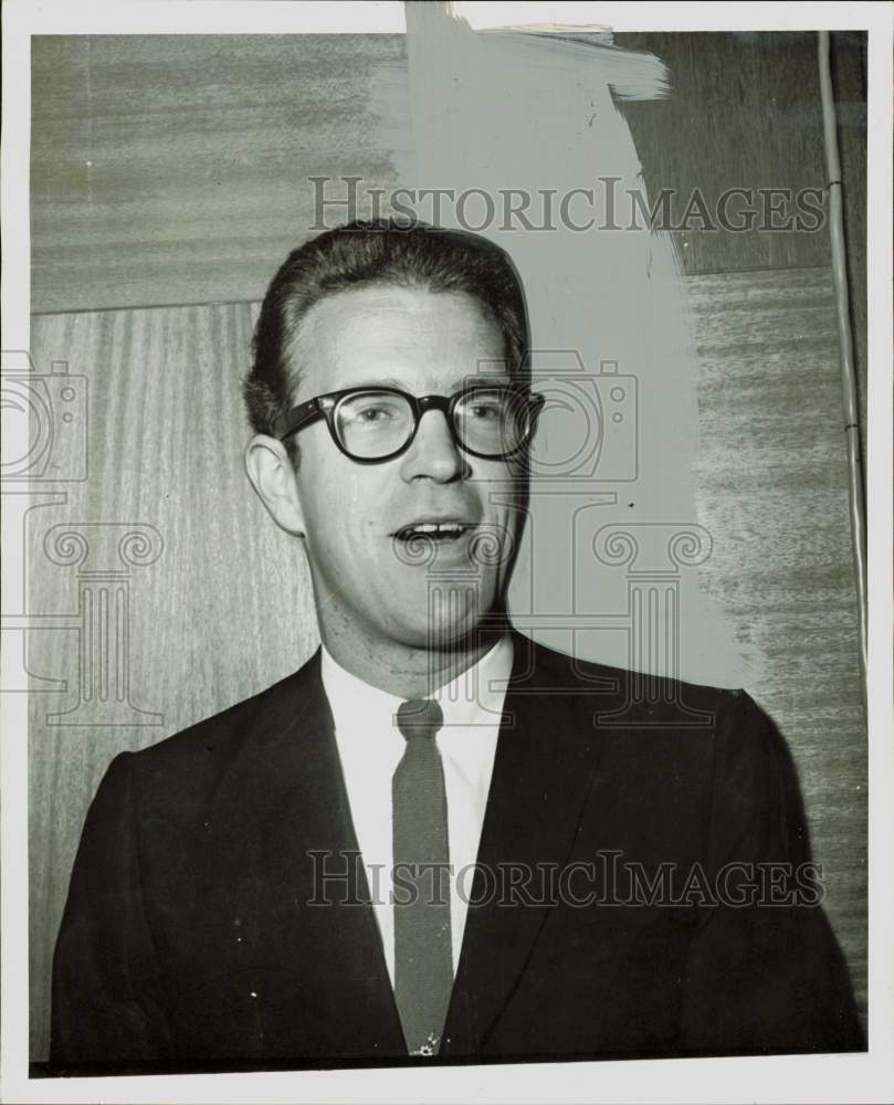 1966 Press Photo Milton (Bill Bailey) Stanley, Position 2 Galena Park candidate.- Historic Images