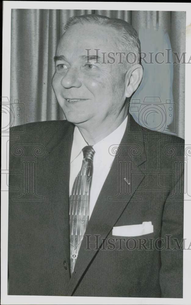 1956 Press Photo Dr. Clanton Ware Williams of University of Houston - hpa84699- Historic Images