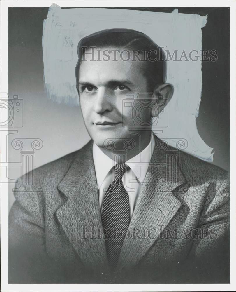 1955 Press Photo Clyde La Motte of McGraw-Hill Publishing Company - hpa85069- Historic Images