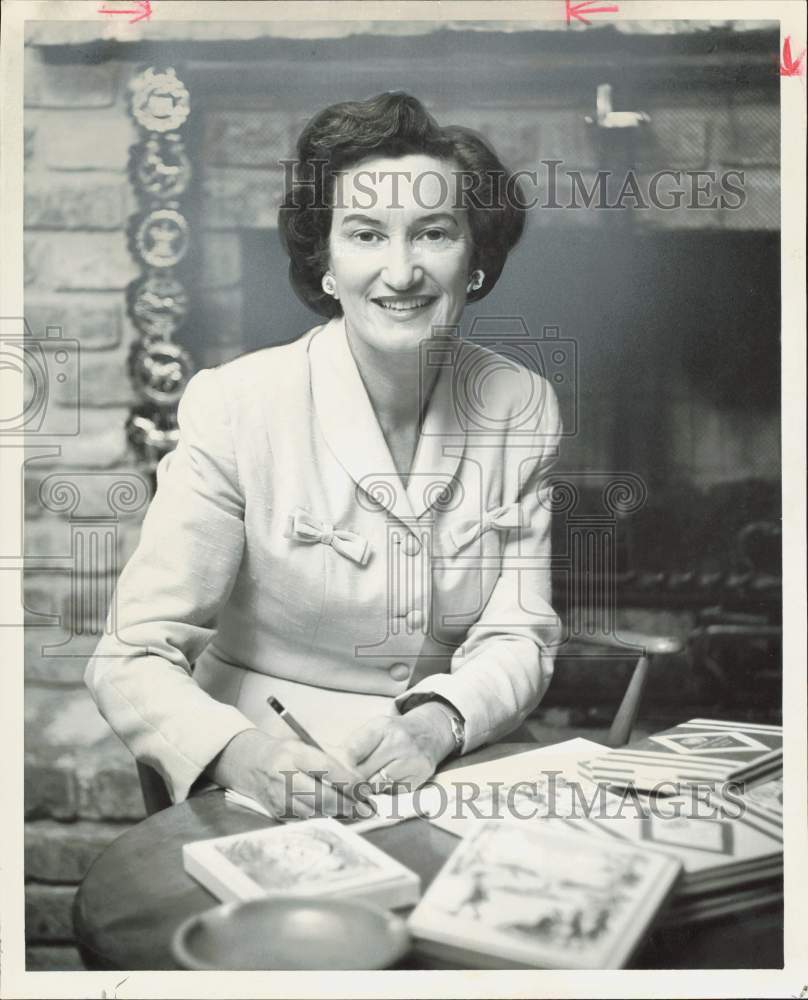 1960 Press Photo Mrs. Chester Nimitz, wife of son of Admiral Chester W. Nimitz.- Historic Images