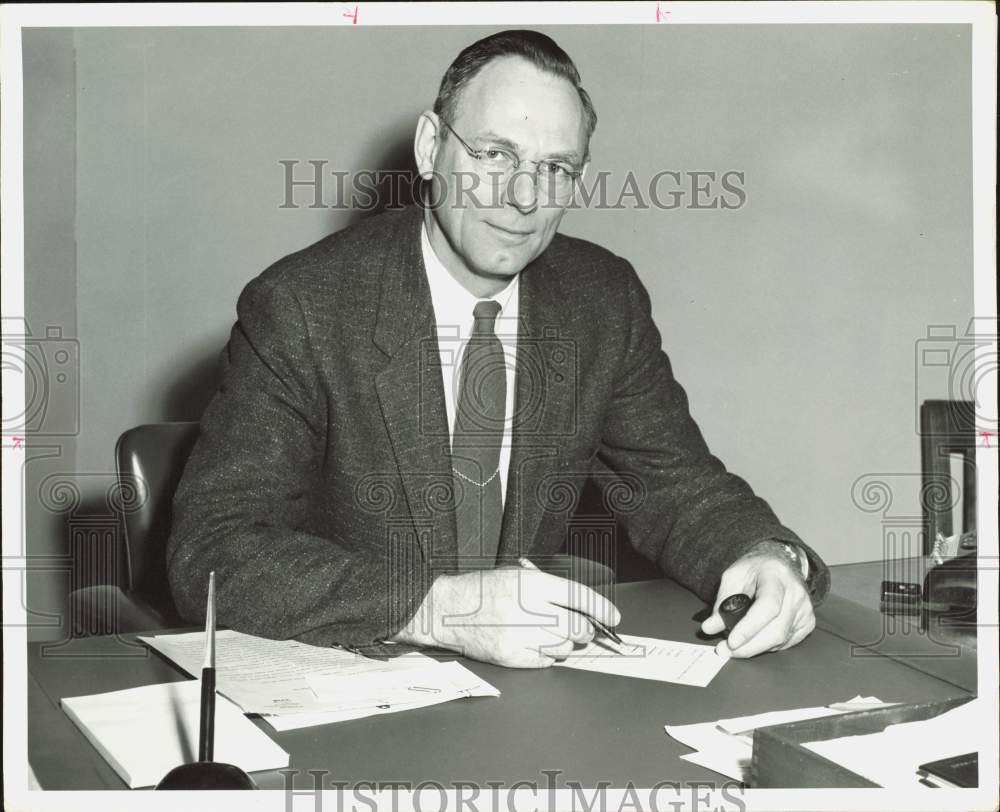 1964 Press Photo Lansing Parker, Bureau of Sport Fisheries and Wildlife director- Historic Images