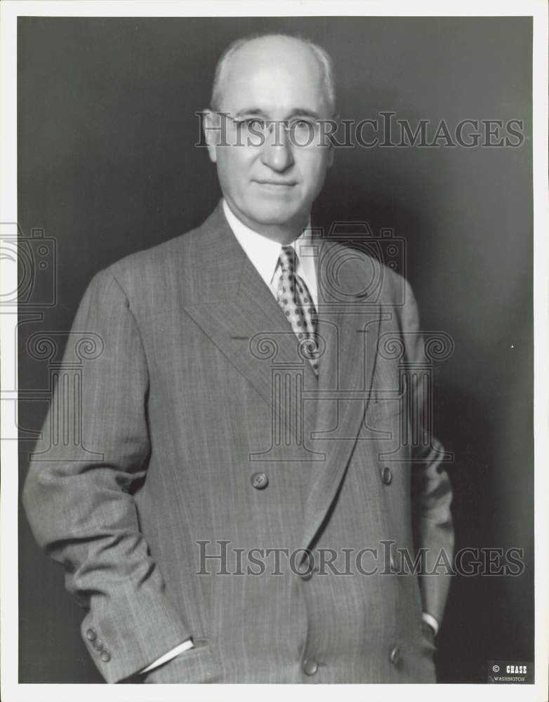 1949 Press Photo John T. Shea, Gulf Concrete Pipe Company President - hpa86355- Historic Images