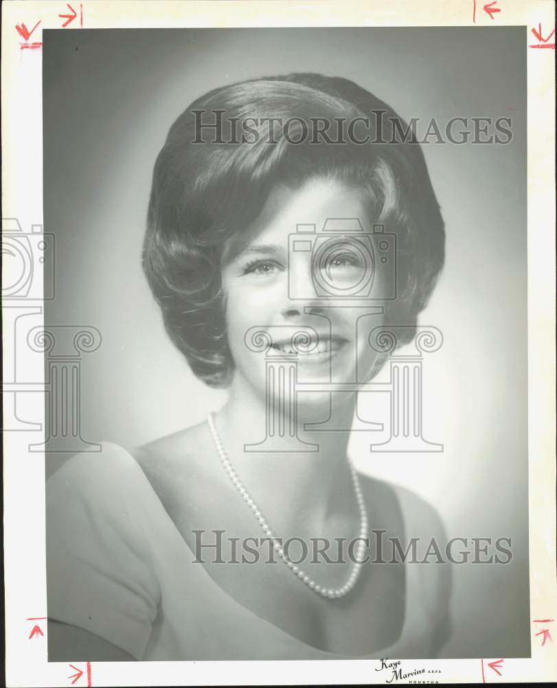 1966 Press Photo Elizabeth Richardson Seale, Student at Hollins College- Historic Images