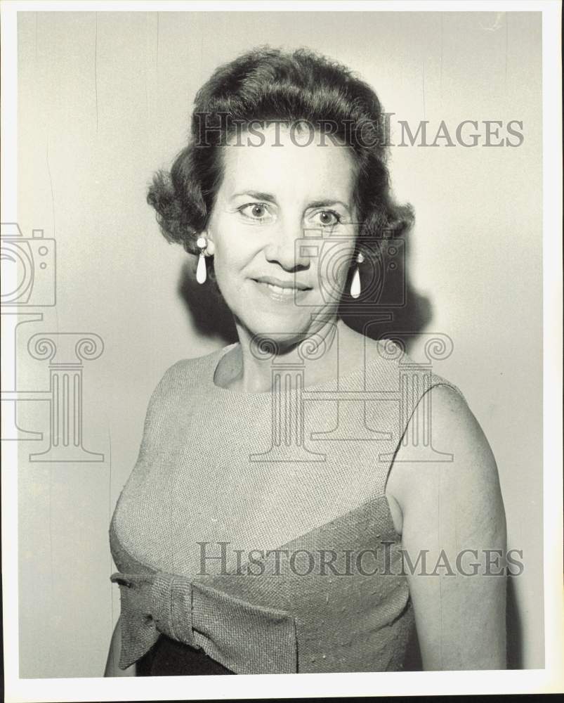 1969 Press Photo Nancy Palm, Chairman of Harris County Republican Party in Texas- Historic Images