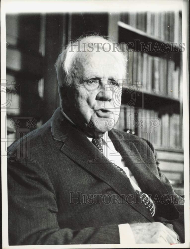 1959 Press Photo Poet Robert Frost - hpa87103- Historic Images