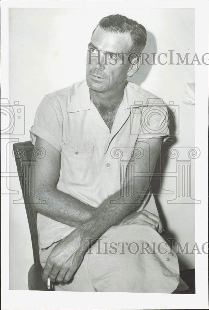 1956 Press Photo Johnnie H. Carson, Ex-Convict - hpa87160- Historic Images