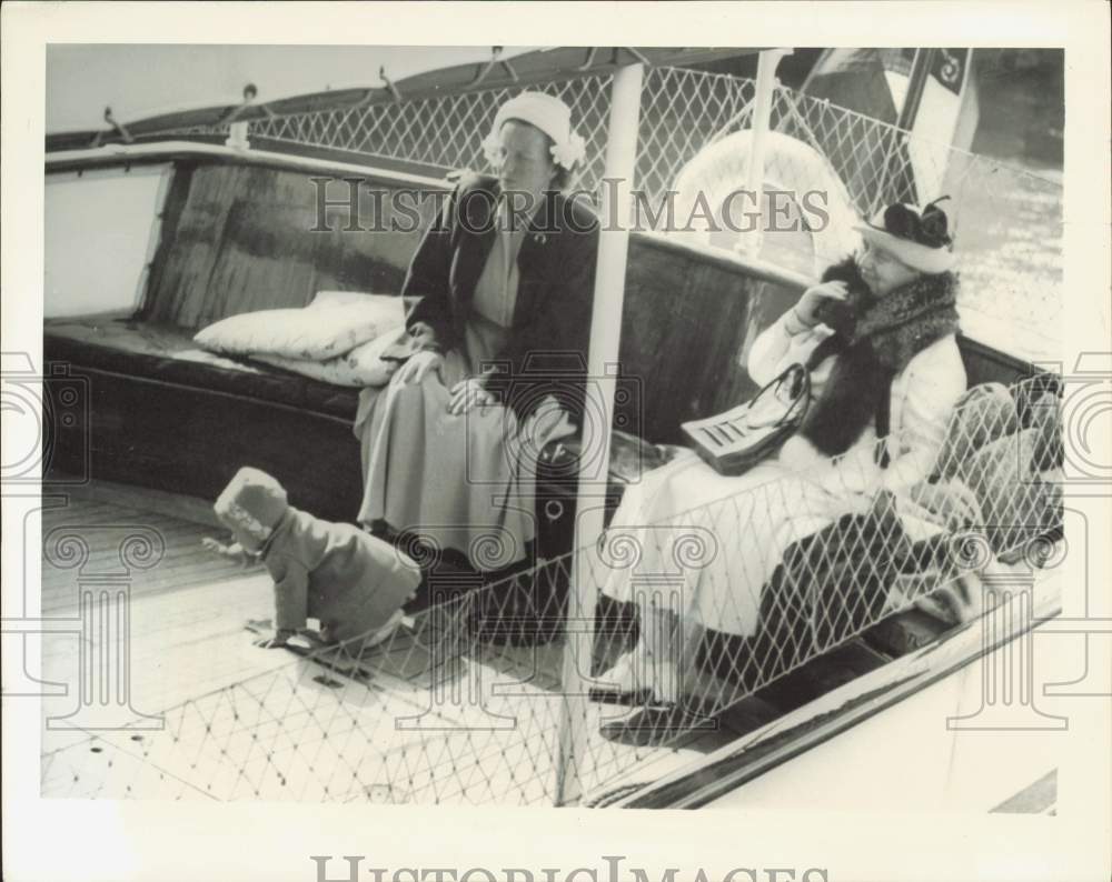 1948 Press Photo Queen Wilhelmina, Princess Juliana, Princess Marijke, Amsterdam- Historic Images