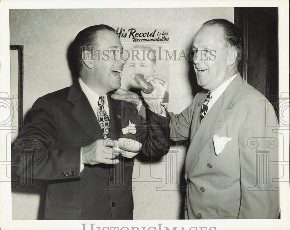 1946 Press Photo Governor Herbert O&#39;Conor &amp; Campaign Manager William Flynn- Historic Images