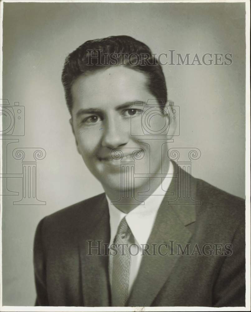 1964 Press Photo Bob D. Ward, Vice President, Texas National Bank of Commerce- Historic Images