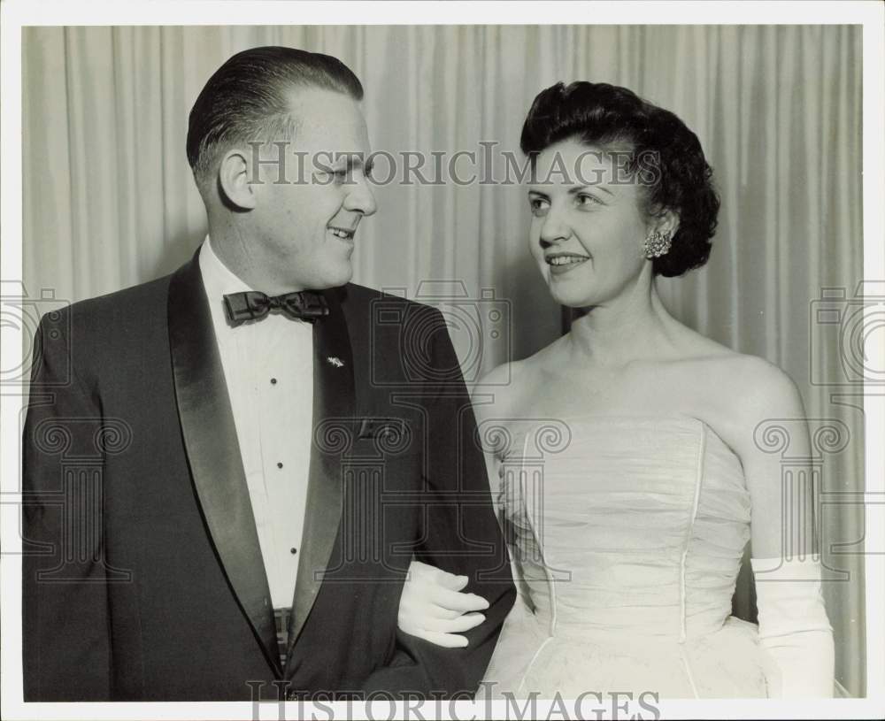 1960 Press Photo Mr. &amp; Mrs. Jap C. Lott, Golfcrest Country Club - hpa89879- Historic Images