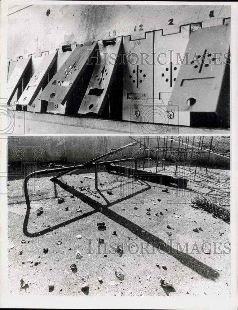 1967 Press Photo Valley Green Project vandalized mailboxes in D.C. - hpa91799- Historic Images