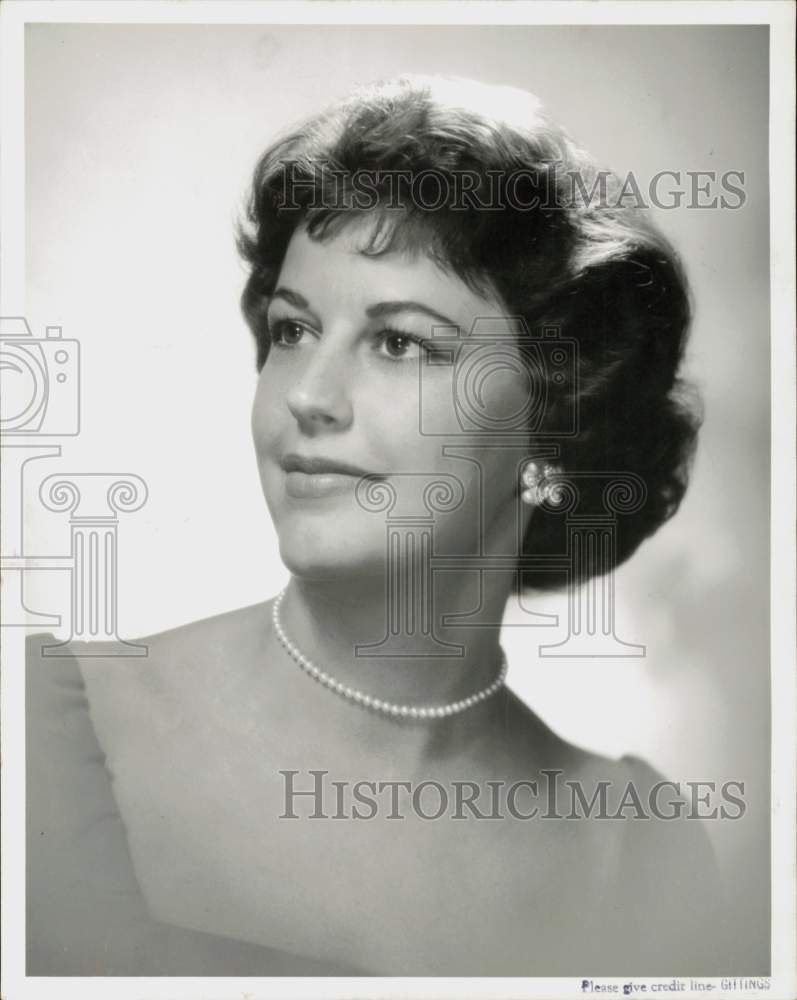 1960 Press Photo Suzanne Linbeck, daughter of Mr. and Mrs. Leo Linbeck- Historic Images