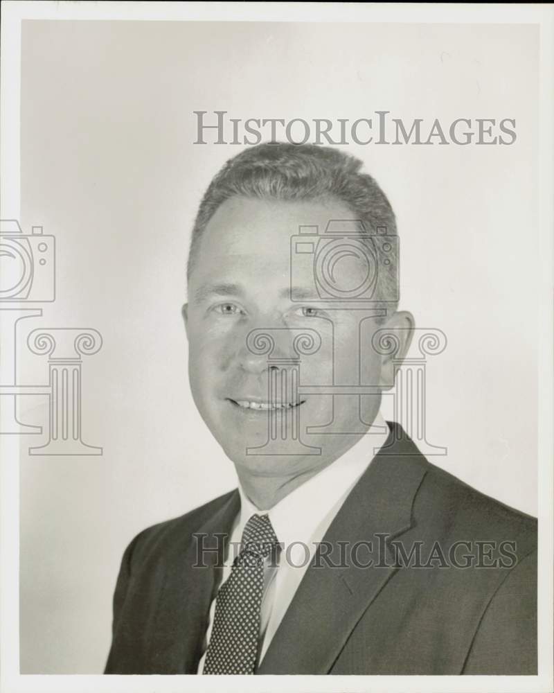 1957 Press Photo James W. Hammond, West University Place manager. - hpa93123- Historic Images