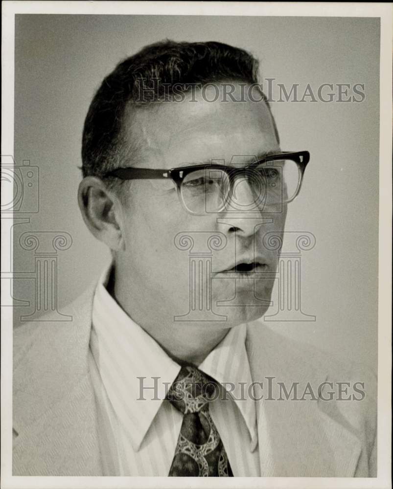 1973 Press Photo Herman Hearne, governor&#39;s traffic safety representative.- Historic Images