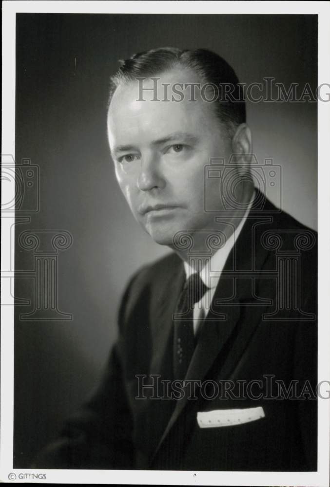 1962 Press Photo Robert J. Bradley of Haliburton Company - hpa94899- Historic Images