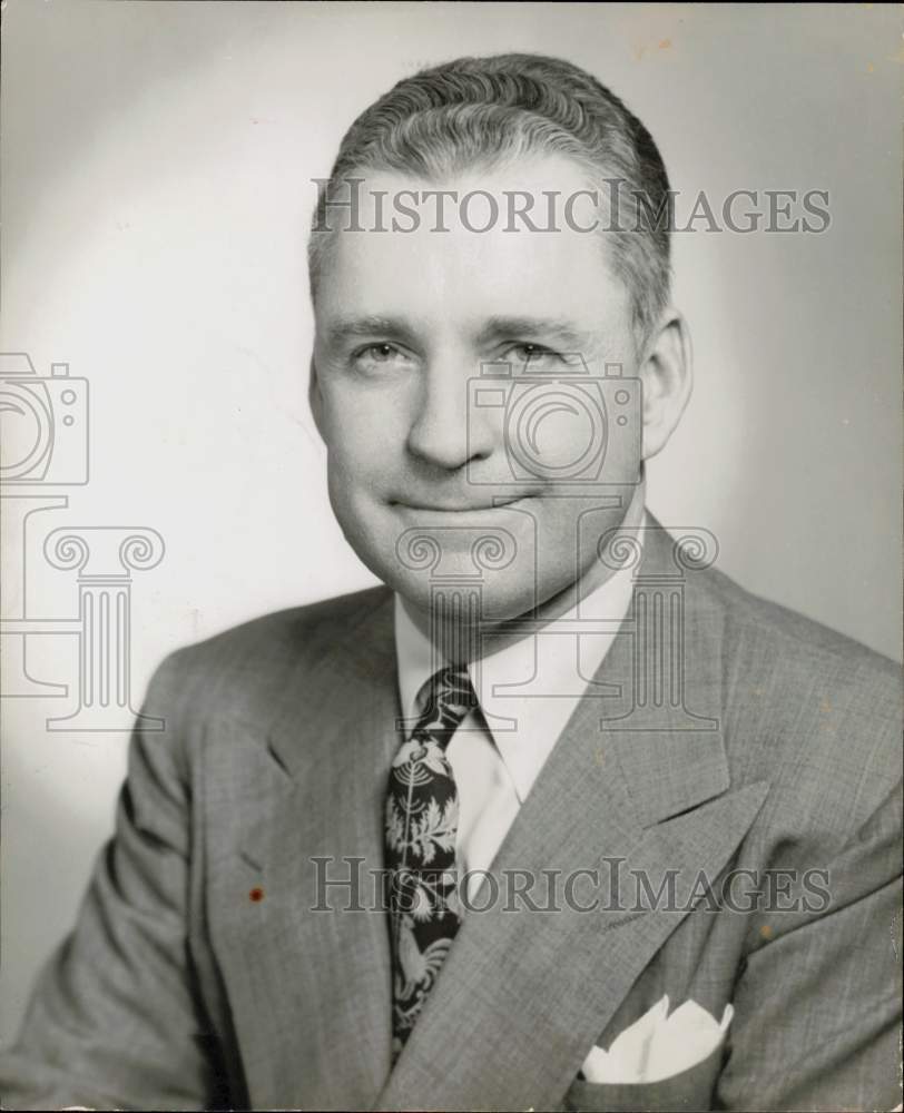 1948 Press Photo Harold Hamlin, East Texas Chamber of Commerce President.- Historic Images