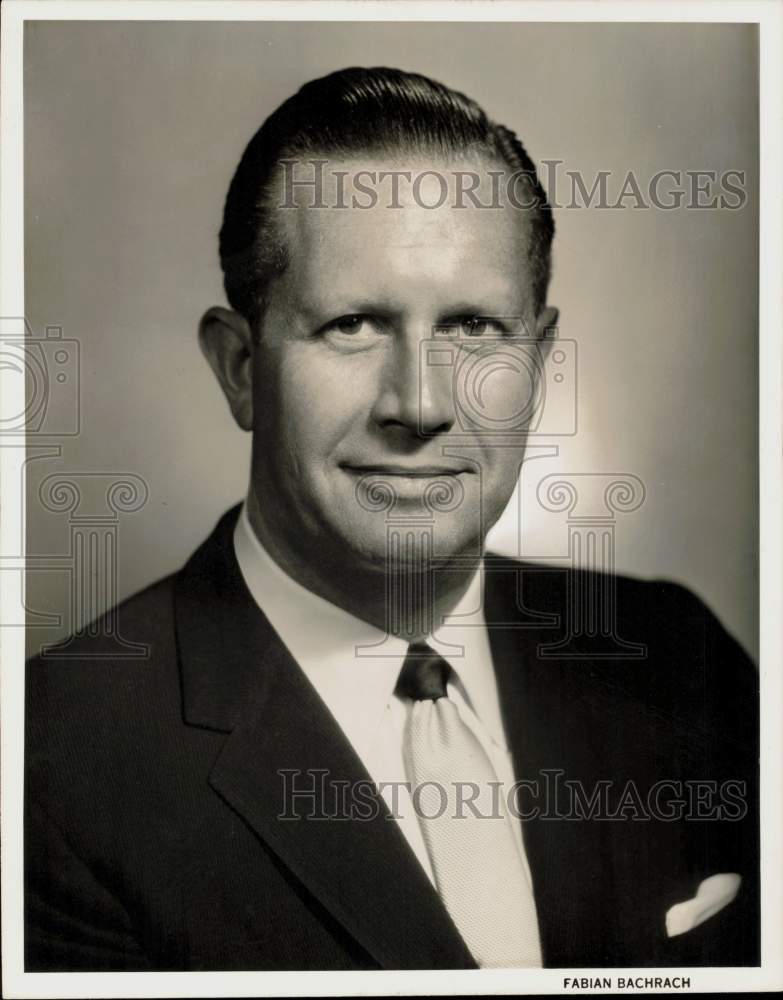 1961 Press Photo Herbert Silverman, James Talcott Incorporated president.- Historic Images