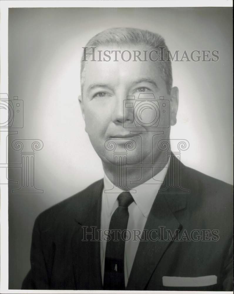 1962 Press Photo Horace Rice, West University Place Commissioner - hpa95661- Historic Images