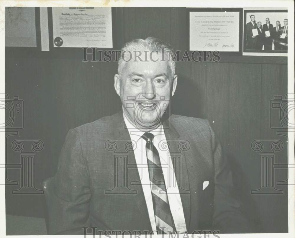 1966 Press Photo V.V. Ramsey, Commissioner of Precinct 2 in Houston - hpa97927- Historic Images