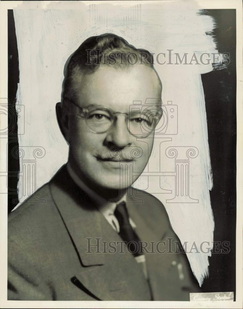 1955 Press Photo William F. Heavey, Port of Houston former director. - hpa98648- Historic Images