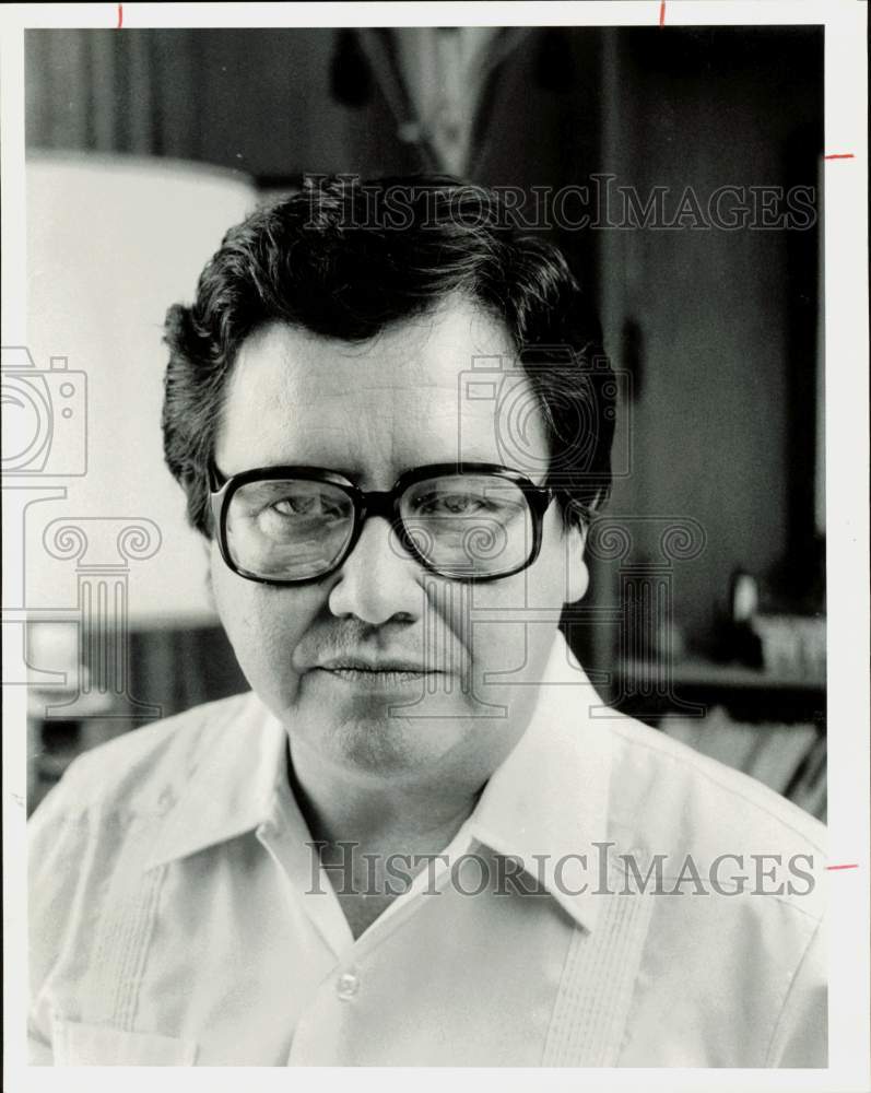 1983 Press Photo Virgilio Elizondo of San Antonio&#39;s Mexican-American center- Historic Images