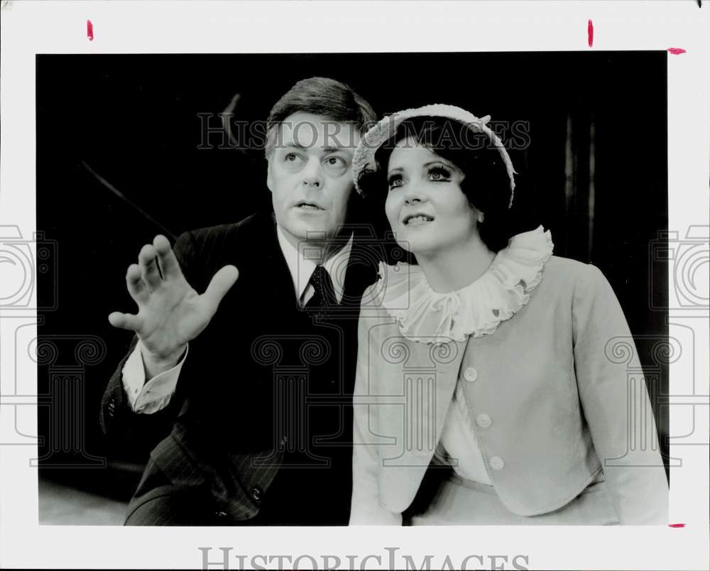 Press Photo Gary Marshal &amp; Cathy Wydner in &quot;42nd Street&quot; Broadway Musical- Historic Images