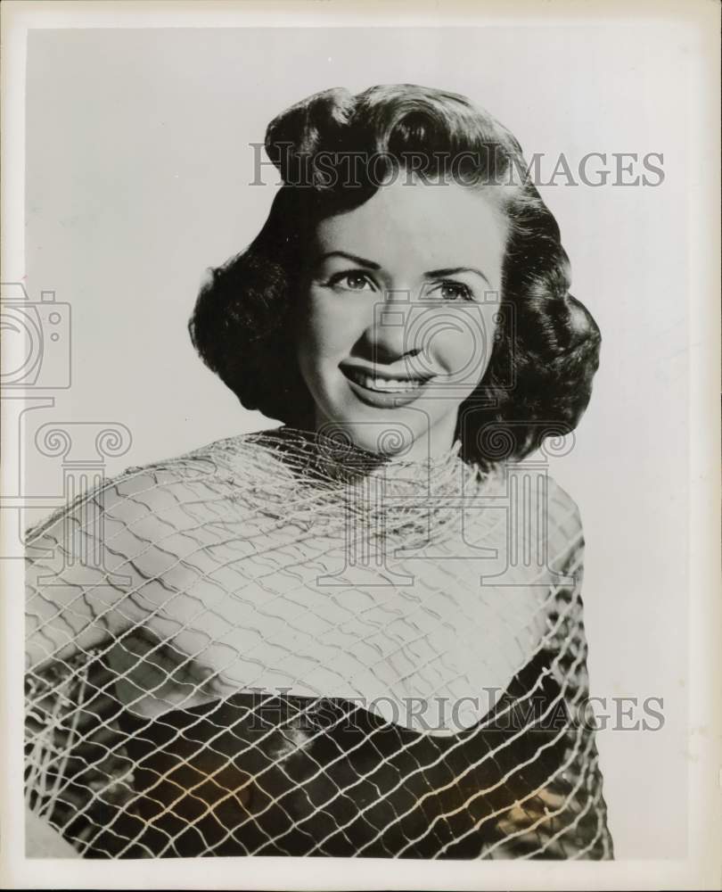 1951 Press Photo Singer-Actress Fran Warren to Appear on &quot;Ford Festival&quot;- Historic Images