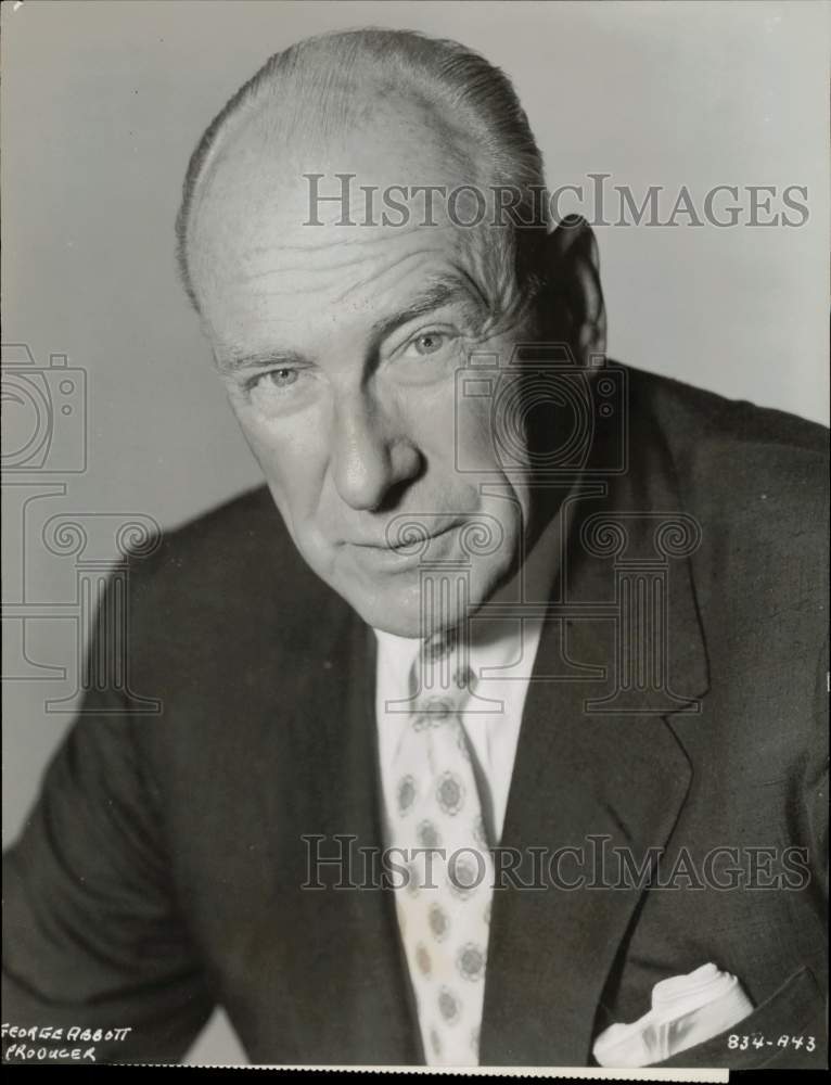 1957 Press Photo George Abbott, Broadway producer, director and playwright- Historic Images