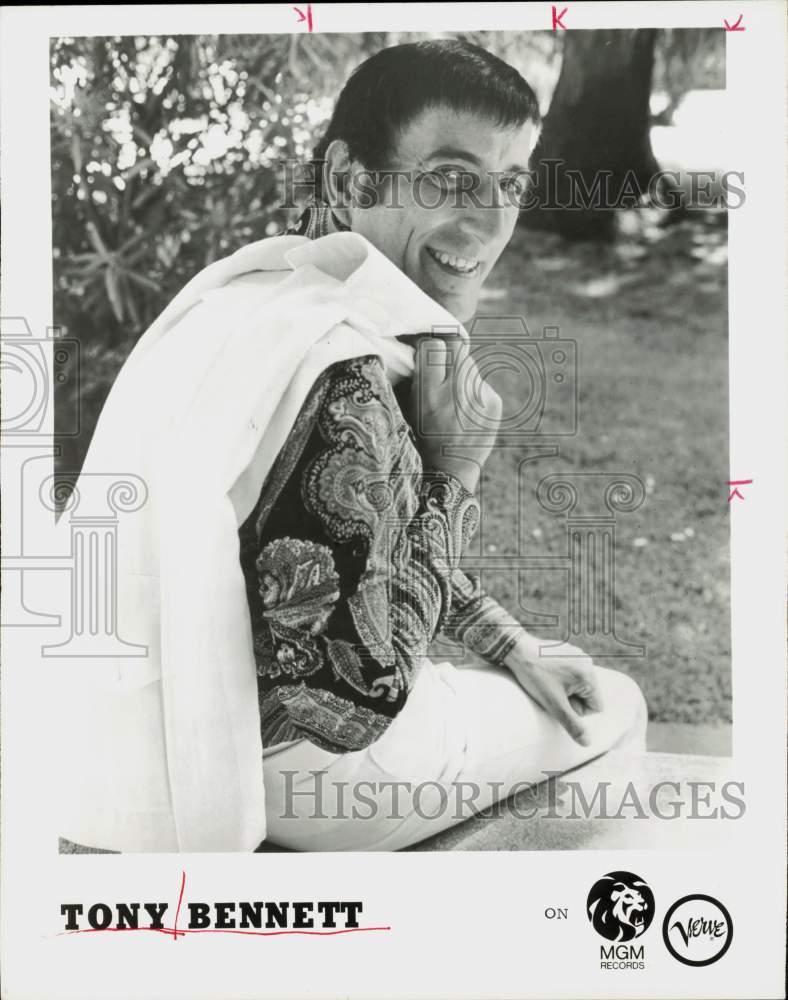 1973 Press Photo Singer Tony Bennett - hpp12533- Historic Images