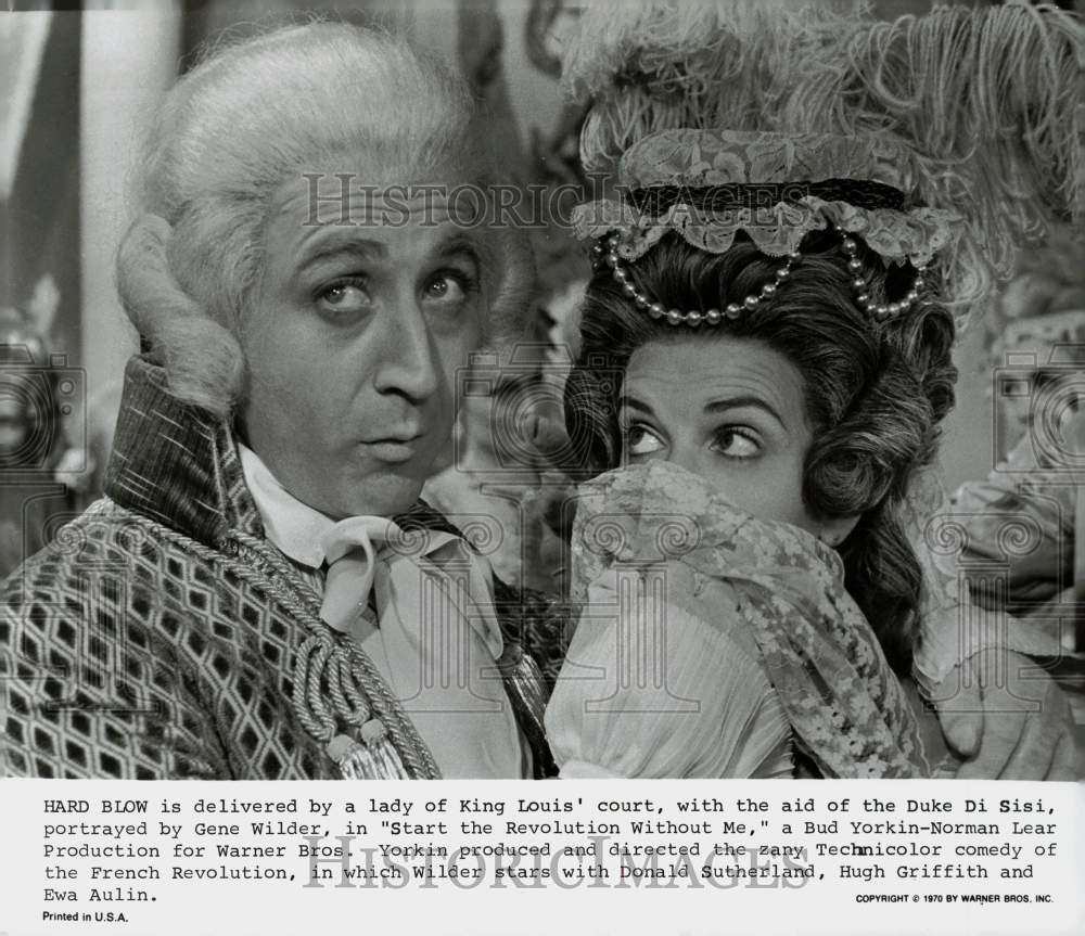 1970 Press Photo Gene Wilder in scene from &quot;Start The Revolution Without Me.&quot;- Historic Images