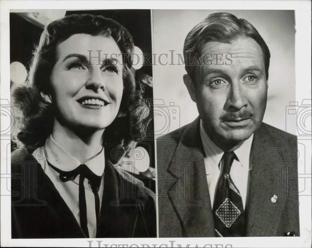 1956 Press Photo Besty Blair in &quot;Marty&quot; and Arthur O&#39;Connell in &quot;Picnic.&quot;- Historic Images