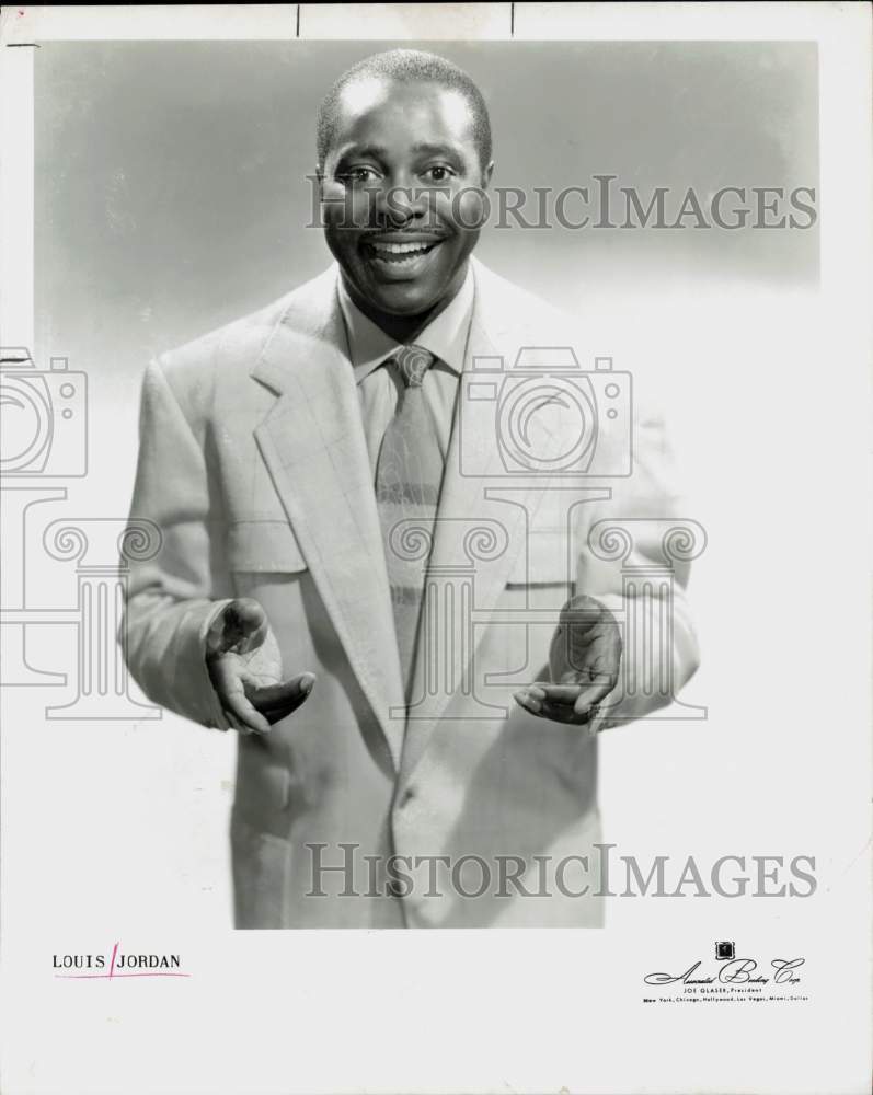 1965 Press Photo Saxophonist Louis Jordan - hpp17646- Historic Images