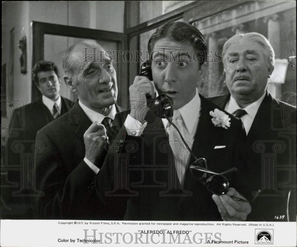 1972 Press Photo Actor Dustin Hoffman in &quot;Alfredo, Alfredo&quot; Movie - hpp21986- Historic Images