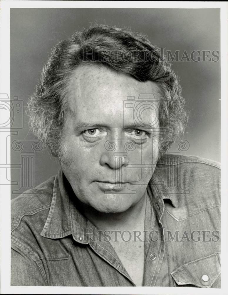 1977 Press Photo Actor Patrick McGoohan in &quot;Rafferty&quot; TV Series - hpp22762- Historic Images