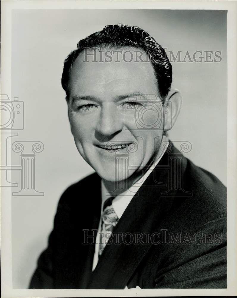 1956 Press Photo TV Star William Gargan - hpp23165- Historic Images