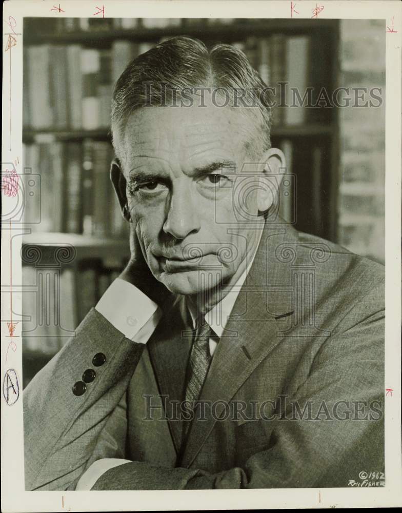 1962 Press Photo Author Philip Wylie - hpp23926- Historic Images