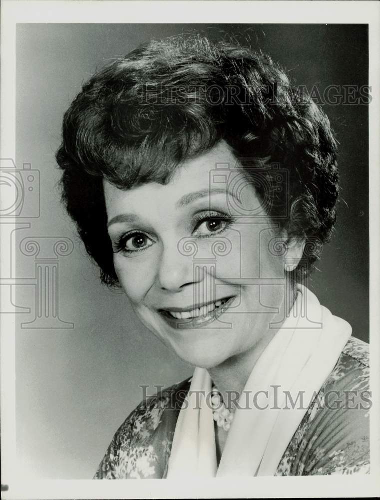 1981 Press Photo Actress Jane Wyman on &quot;Falcon Crest&quot; TV Series - hpp23957- Historic Images