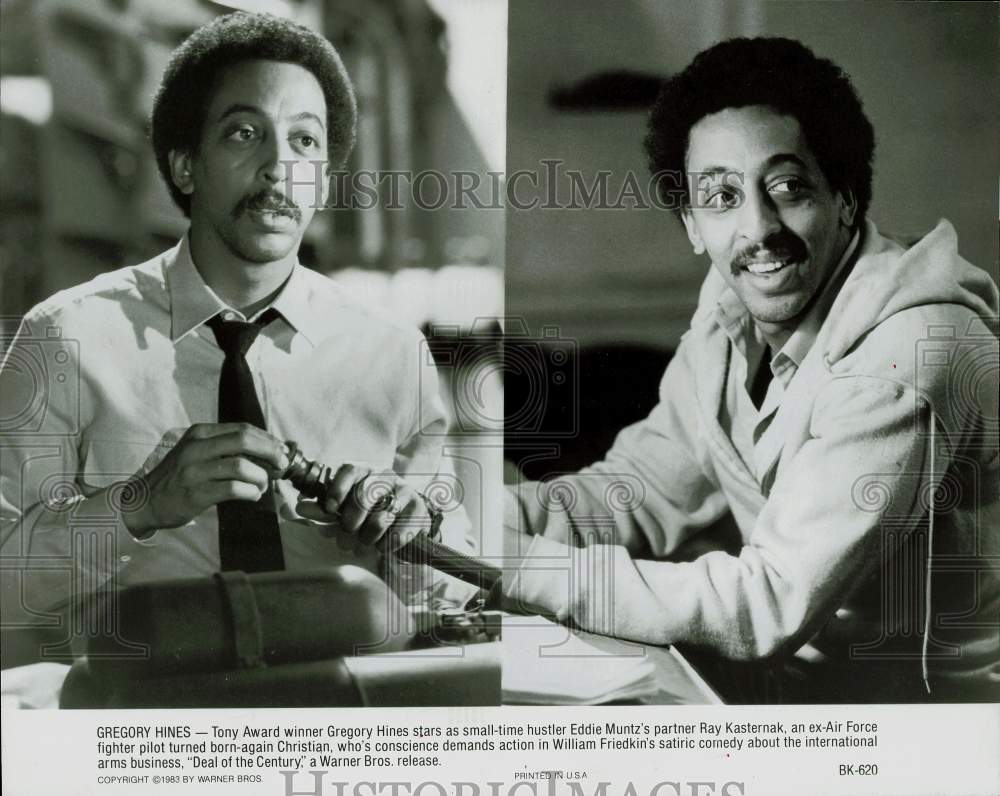 1983 Press Photo Actor Gregory Hines in &quot;Deal of the Century&quot; Movie - hpp25749- Historic Images