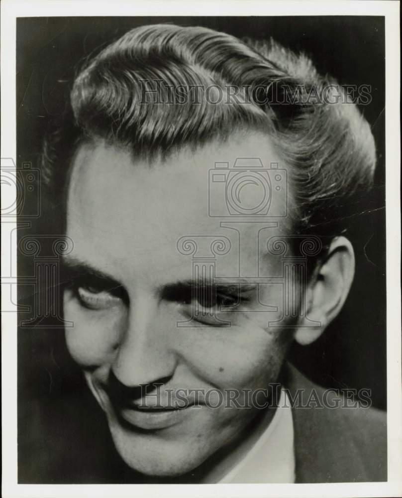 1958 Press Photo Quinton Raines, Actor from Texas - hpp26460- Historic Images