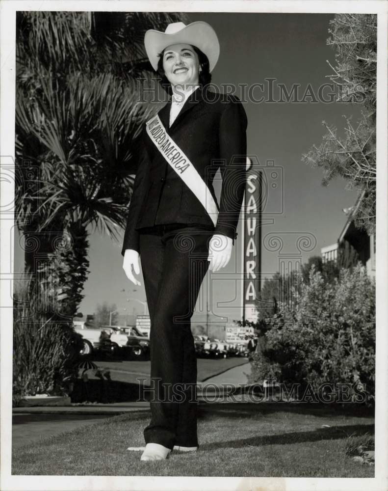 1963 Press Photo Joyce Shelly, Miss Rodeo America - hpp26624- Historic Images