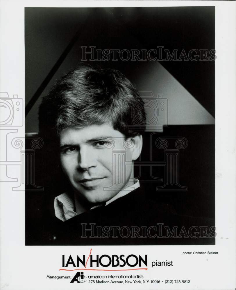 Press Photo Pianist Ian Hobson - hpp27920- Historic Images