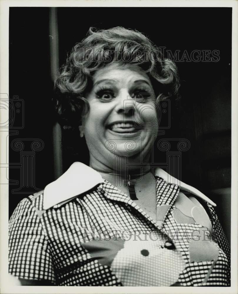 1972 Press Photo Entertainer Totie Fields - hpp28934- Historic Images