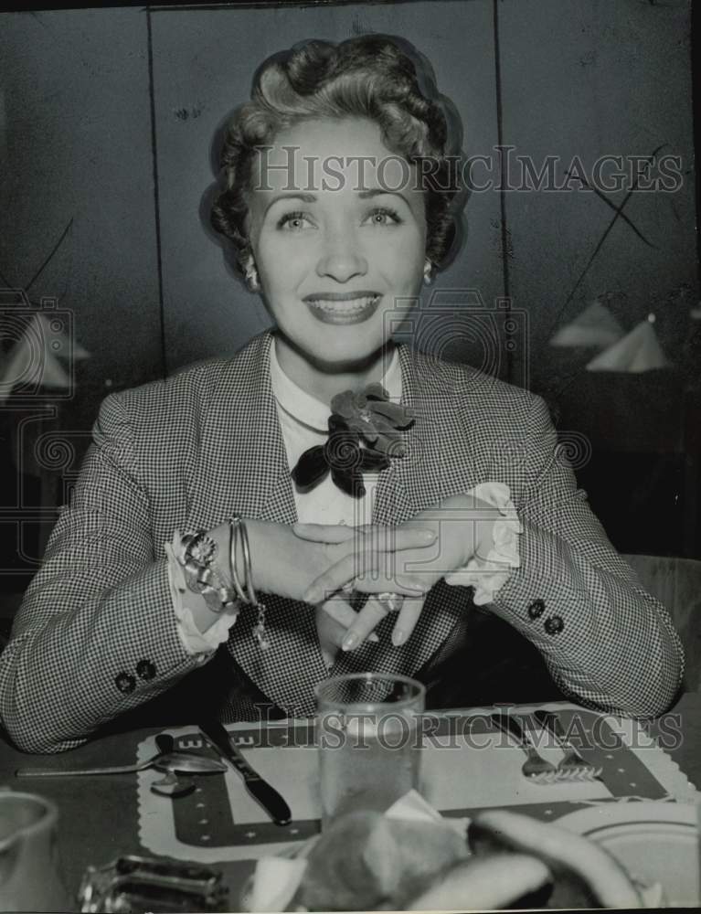 1956 Press Photo Actress Jane Powell - hpp29859- Historic Images